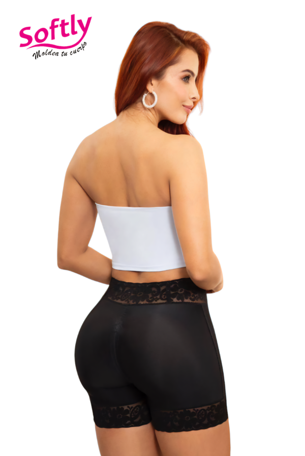 Short Levanta Glúteos Invisible con Encaje Siliconado.